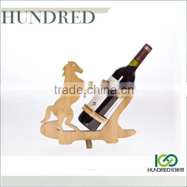 Eco-friendly Hot Selling High Quality Novelty Bamboo Wine Bottle Holder photo-6