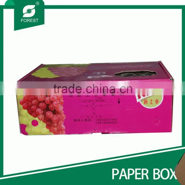 CHINA FACTORY HIGH STRENGTH CORRUGATED SEASONAL FRUIT PACKAGING BOX photo-4