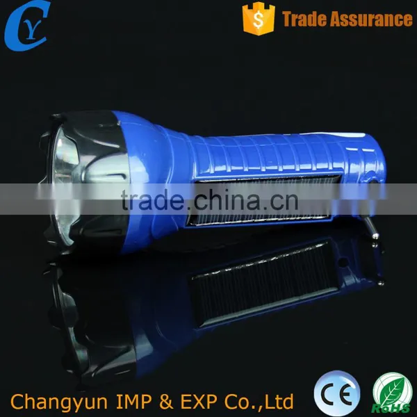 Solar Led Torch Flashlight Electronic Plastic Wth Inside Torch photo-6