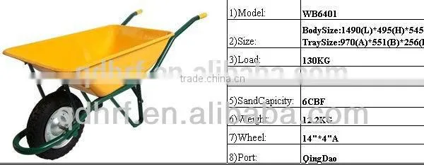 WB6401 South American Garden Tool Wheel Barrow photo-2
