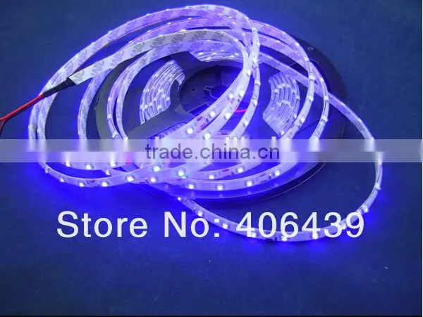 Purple 3528 Single Color 60 Led Strip Dc12v Ip65 Waterproof Silicon Coating White Pcb photo-2