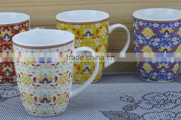 11OZ Knitting Full Decal Printed Coffee Cups, Shiny Surface Porcelain Mug, KL5004-1055 photo-6
