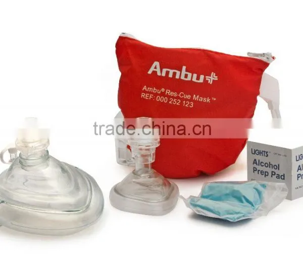 AMBU CPR MASK COMBO ADULT & CHILD IN SOFT POUCH