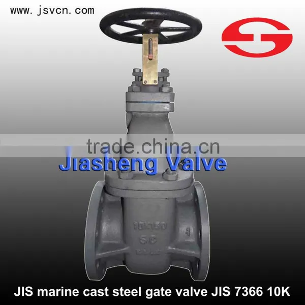 JIS Low Pressure Hydraulic Marine Cast Steel Gate Valve photo-4