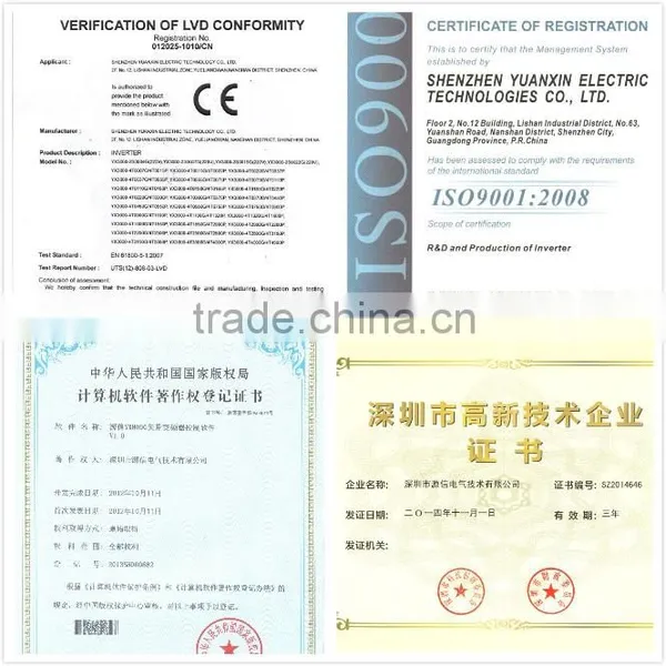 VFD Yuanshin YX3000 Series 3 Phase 90KW 380V Vector Control Inverter photo-5