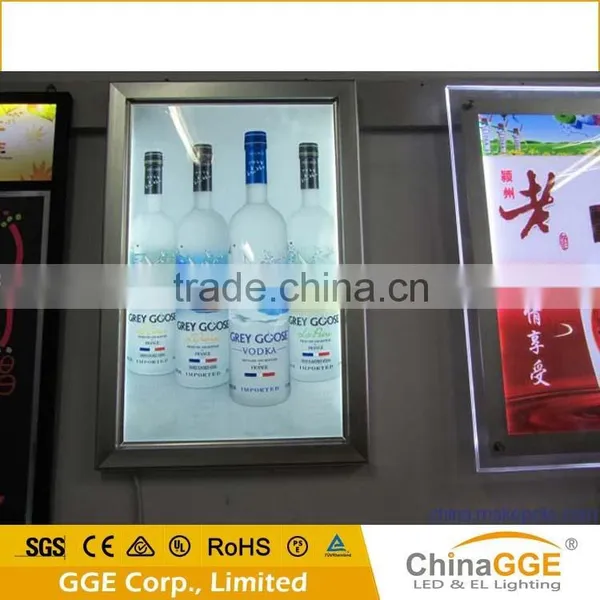 Wall Mounted Frame LED Slim Light Box Light Frame Board Led Panel Surface photo-4