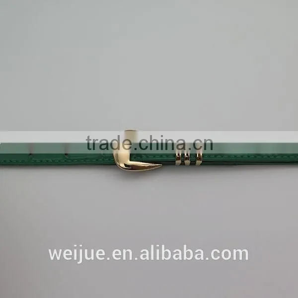 Fashion Style Thin Green Skinny Belt for Women photo-2