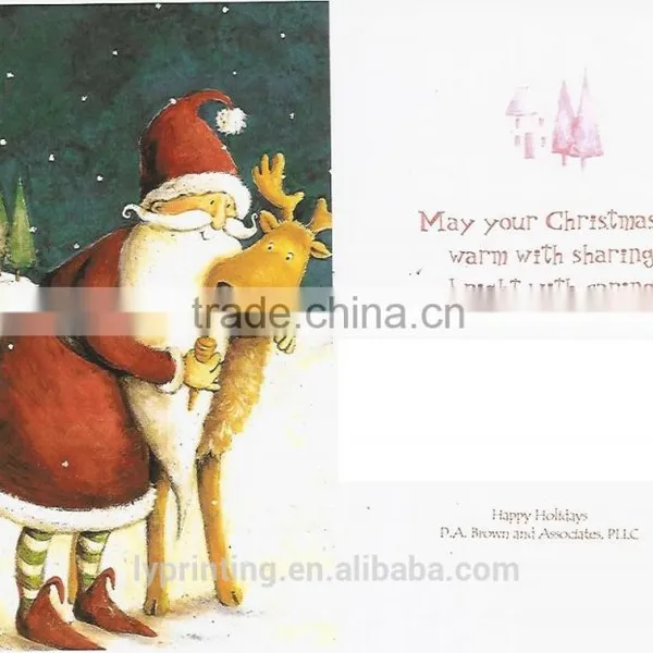 3D Christmas Card Printing New Year Greeting Card Printing photo-5