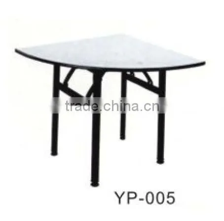 1/4 Round Folding Dinning Table Mess Hall Table for Restaurant