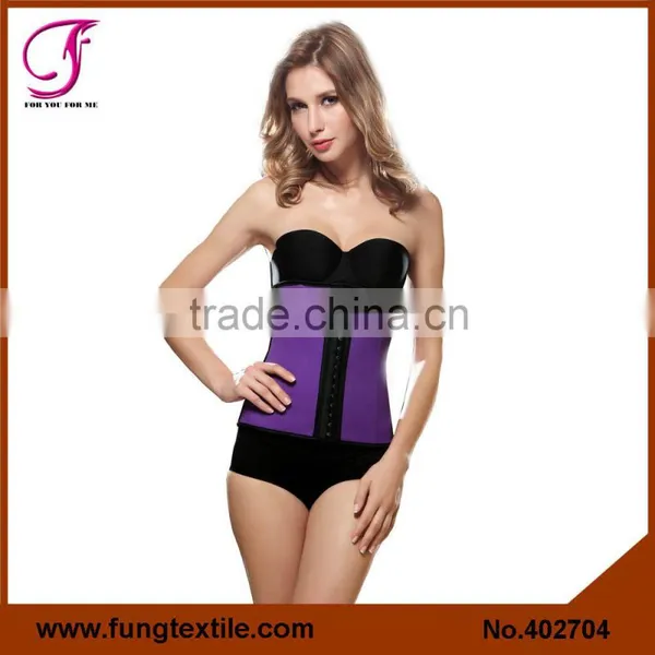 4027 Woman Sport Latex Plus Size Waist Training Corset photo-2