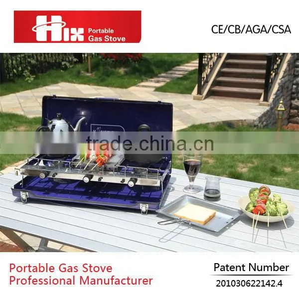 CE Approved Foldable Outdoor Portable Gas Grill photo-5