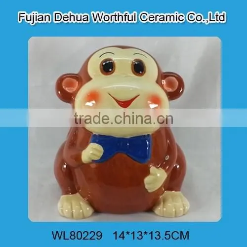 2016 New Design Ceramic Money Bank in Monkey Shape photo-4