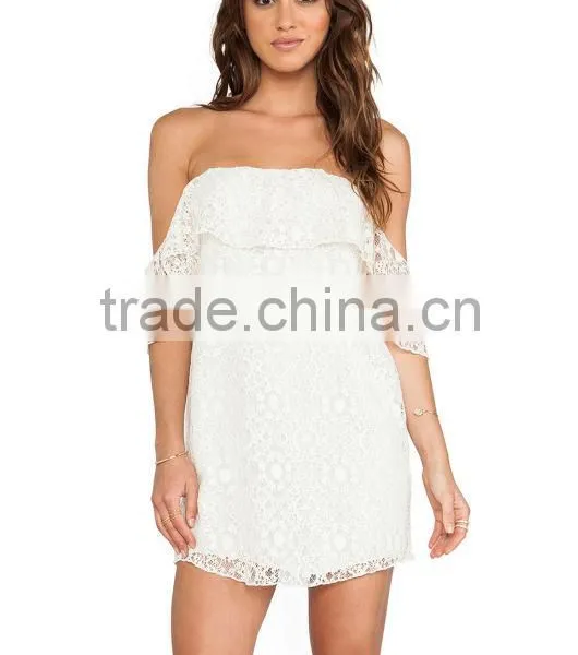 Women Party Dress Off the Shoulder Sleeveless Boulee Lace Party Dress Sexy Party Dress photo-2
