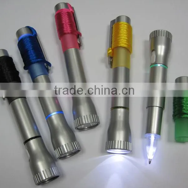 portable torchlight with ball pen