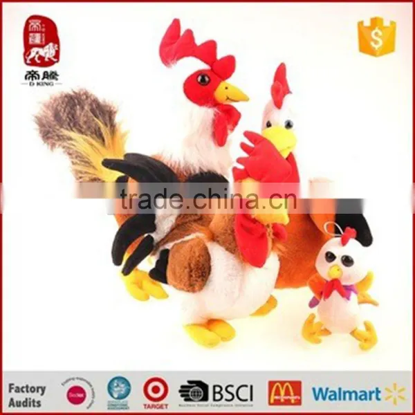 2016 Low MOQ Easter Day Lay Eggs Stuffed Animal Farm Soft Funny Plush Toy Chicken