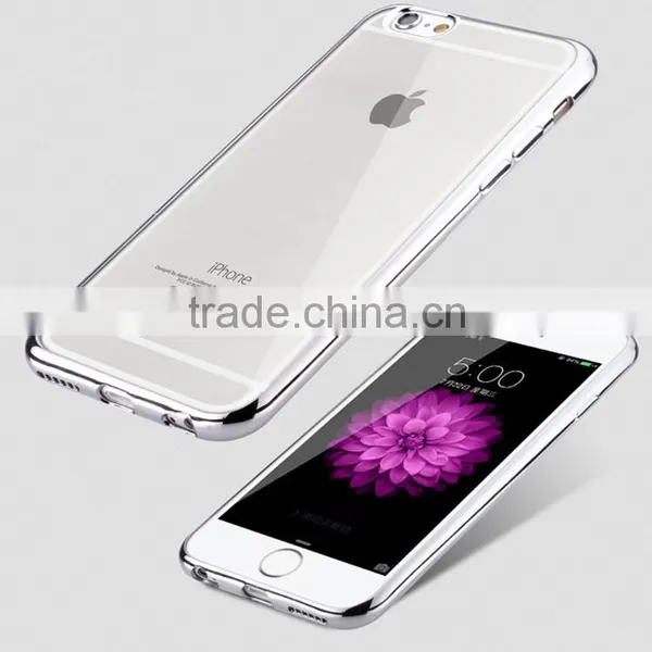 Cell Phone Accessories Electroplating Tpu Back Cover Case For Iphone 7 photo-4