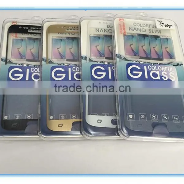 Tempered Glass for Samsung Galaxy s7 Edge,vcover s7 Edge Tempered Glass Screen Protector photo-3