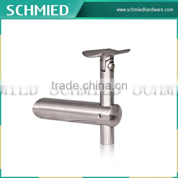 Stainless Steel Railing With Deco Cover Balcony Adjustable Stair for Round Pipe Handrail Bracket photo-3