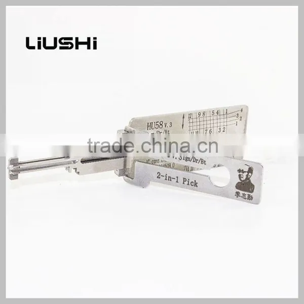 LISHI Lock Pick and Decoder HU58 in 1 Pick Tool Door Lock Auto Locksmith Pick Tool