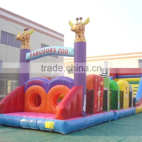 Commercial Outdoor Inflatable Bouncer /inflatable Slide Bouncer /giant Inflatable Obstacle Bouncer photo-2