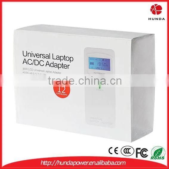 90W Automatic LCD 2 in 1 for HOME & Car Universal AC Adapter With 12pcs Tips photo-4