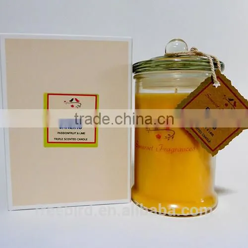 Home Decoration Metro Jars Candle Glass With Lid photo-4