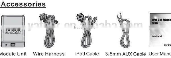 Car Adapter Interface for IPod YT-M05 photo-2