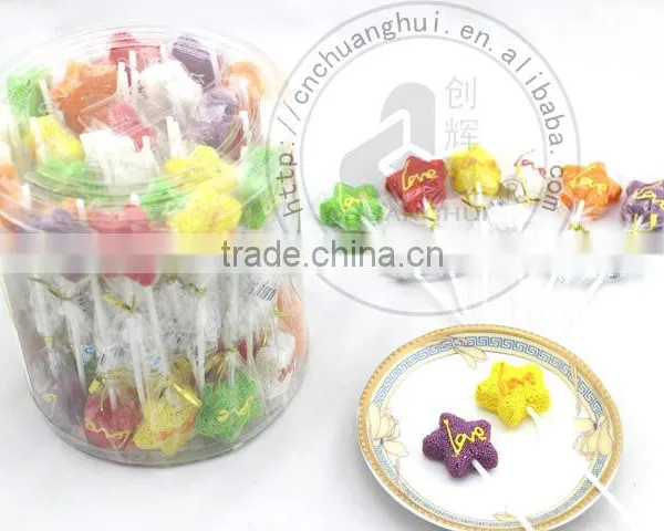 Gelatin Candy, Gummy Jelly Lollipop 5 Star Candy photo-2