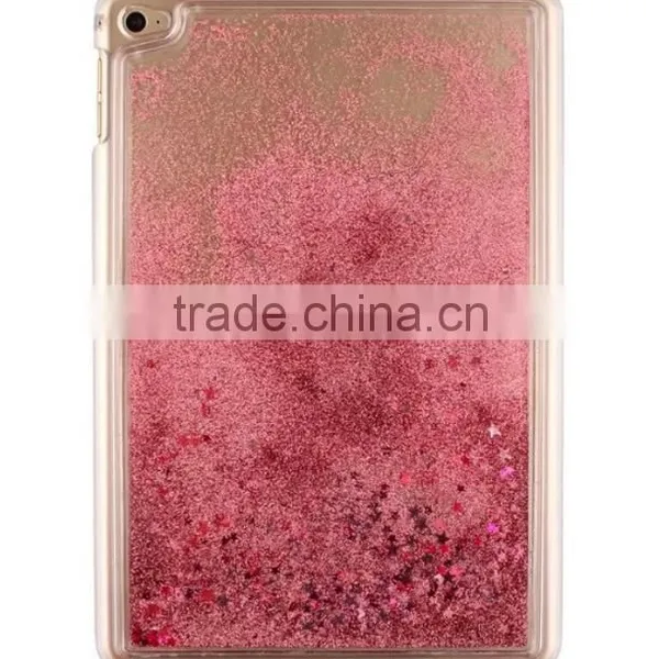 Hard Plastic Bling Bling Flowing Sand Tabet Case for Ipad Mini, for Mini Ipad 4 Cover Case Sparkling Quicksand Design photo-5