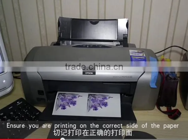 Yesion Transparent& White Water Transfer Paper/ Ceramic Slide Decal Transfer Paper For Inkjet Printer photo-2