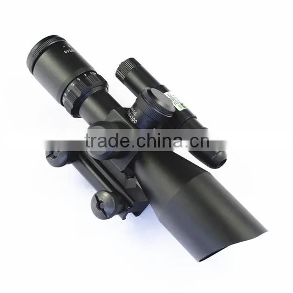 2.5-10X40 High Quality Invisible Laser, Boiler Water Level Sight Glass With Adjustable Green Laser Hunting Laser Sight photo-2