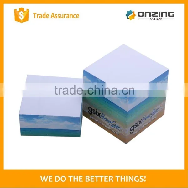Sticky Woodfree Paper Custom Printing on Sides Cube Notepad Sticky photo-3