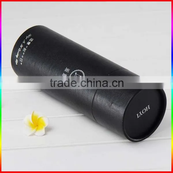 Black Paper Tube for Cardboard Box for Cardboard Tube Round Nail Polish Box photo-2