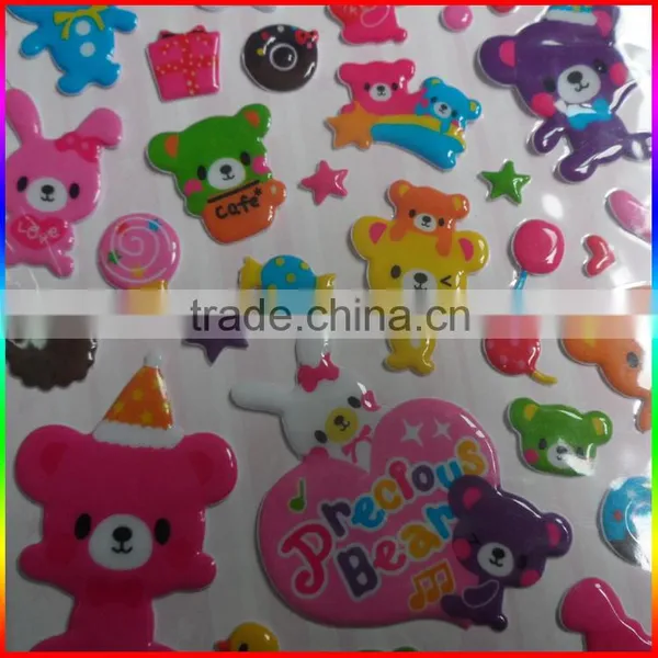 Bears 3D Puffy Stickers Lovely photo-2