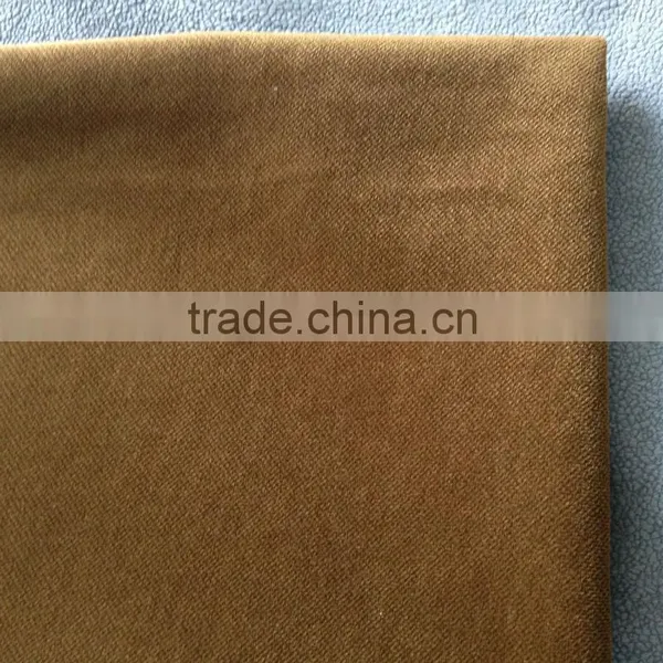 100%polyester Burnt-out Velboa Knitting Sofa Fabric Bonding With TC photo-3