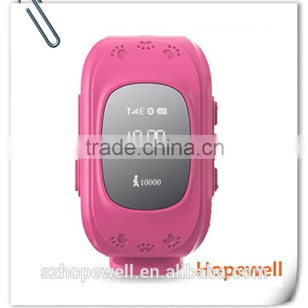 2015 Hot Selling GSM+GPS+ LBS Bluetooth Gps Smart Watch Kids Watch Voice Recorder