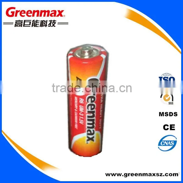 AA Battery R6 Carbon Zinc Battery