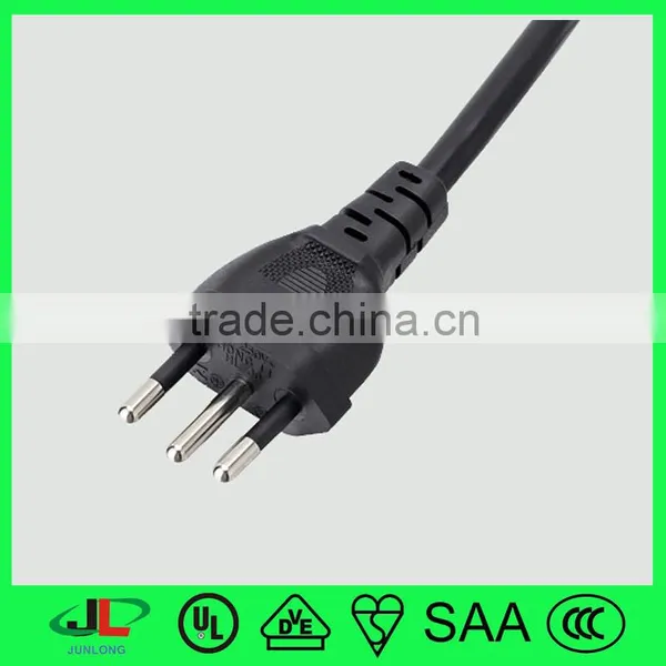 Whole Sale UC 3 Pin Electric Plug Brazil Power Cord Plug photo-3