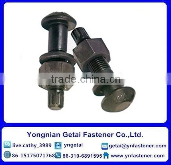 Sets of Torshear Type High Strength Bolt Hexagon Nuts and Plain Washer for Steel Structures photo-2