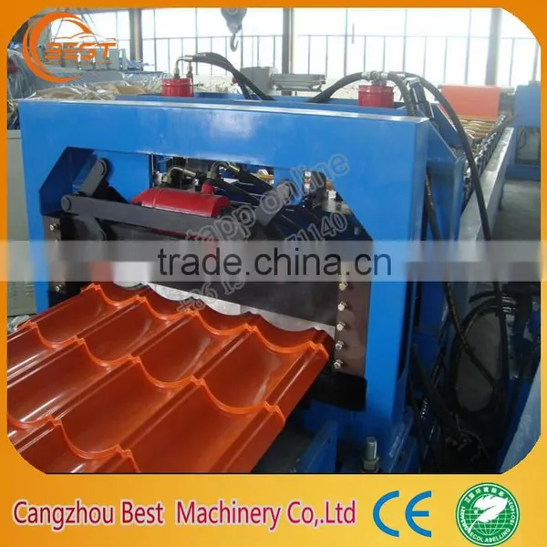 Metal Roofing Sheets Making Tile Roll Forming Machinery photo-2