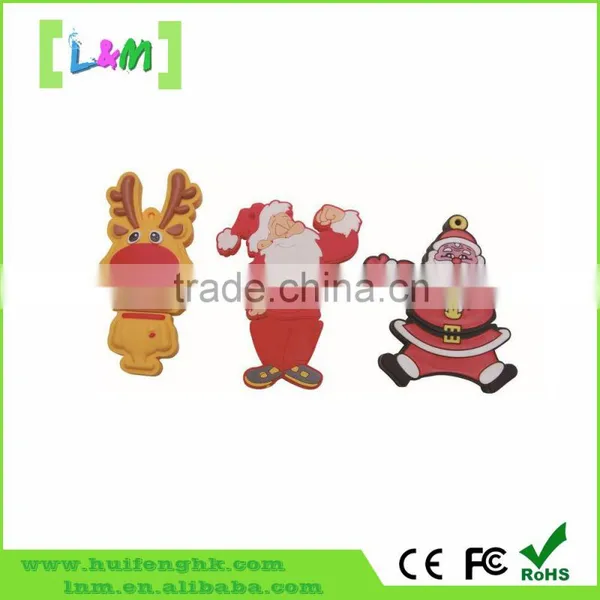 Bulk Promotional Gift Santa Claus Christmas 4gb 8gb 16gb Usb Flash Drive photo-2
