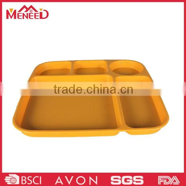 School/hotel/restaurant Canteen Food Grade Melamine Divided Lunch Tray photo-5