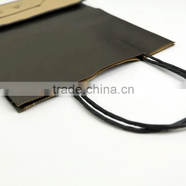 Factory Direct Sale Reticule Recycled Kraft Paper Bag With Paper Handle Shopping Gift Cake Paper Bags photo-4