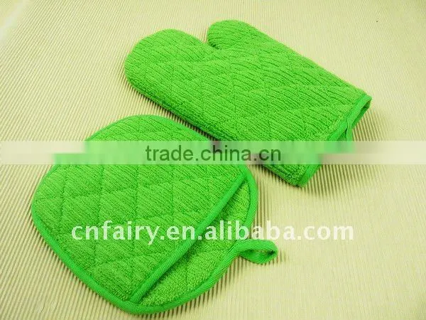Colorful Kitchen Oven Mitt&potholder Set