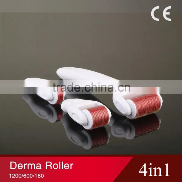 4 in 1 Derma Roller With 300/720/1200 Pins Stainless Micro Derma Roller for Face and Body Treatment photo-2