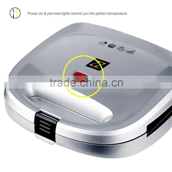 Kitchen Appliances Professional 4 Slice Portable Muffin Making Machine As Seen On TV Sandwich Maker photo-4