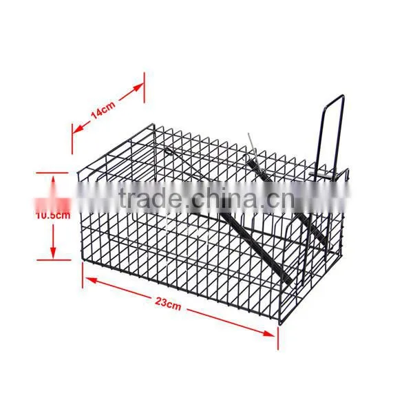 Metal Galvanized Iron Live Catch Rat Trap Cage photo-4