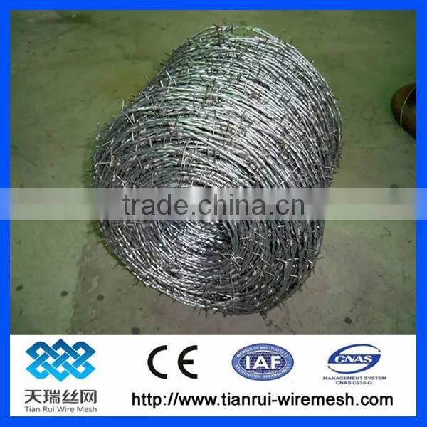 Galvanized/pvc Coated Barbed Wire (reverse Twist or Nromal Twist ) photo-5