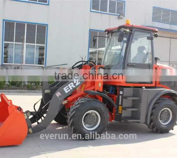 2ton Everun Compact Wooden Forks Wheel Loader With Ce Approved photo-3