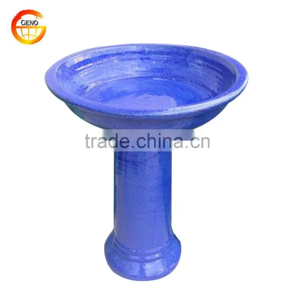 Rusty Red Terracotta Bird Bath for Wholesale photo-2